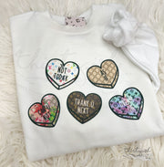 CANDY HEARTS SWEATSHIRT