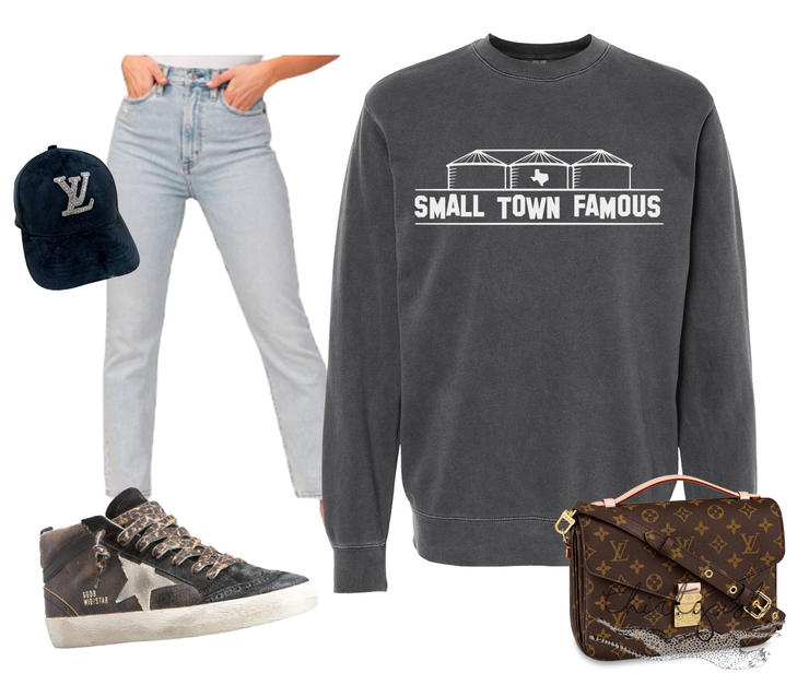 SMALL TOWN FAMOUS SWEATSHIRT